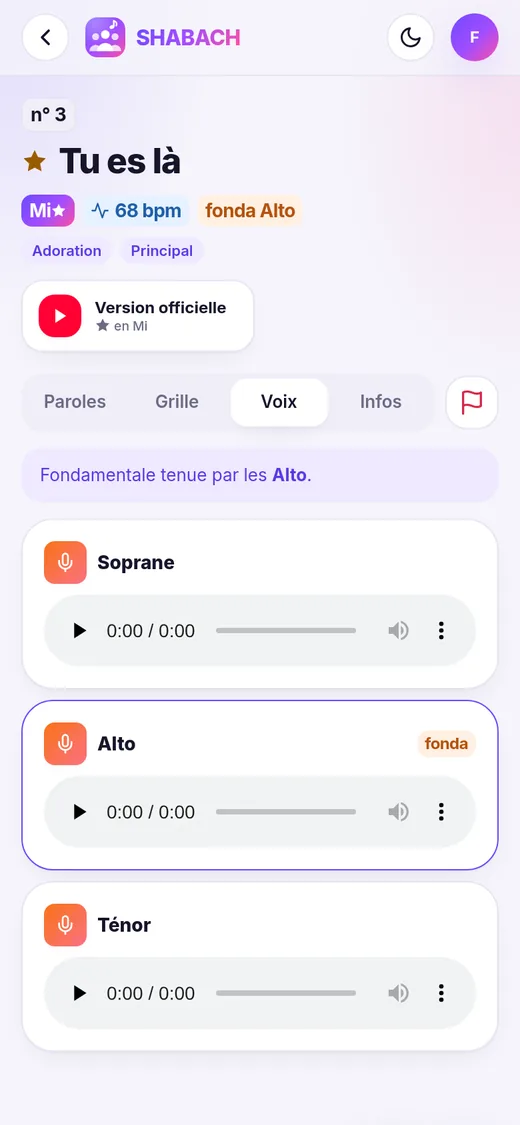 Harmonies par voix (thème clair)